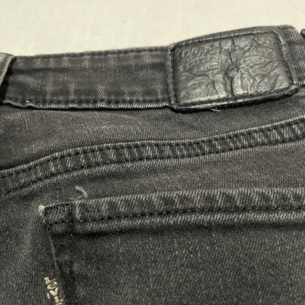 Levi's 712 Slim Jeans Womens Size 28 X 31 Black Stretch Skinny Mid Rise Denim - Picture 9 of 9
